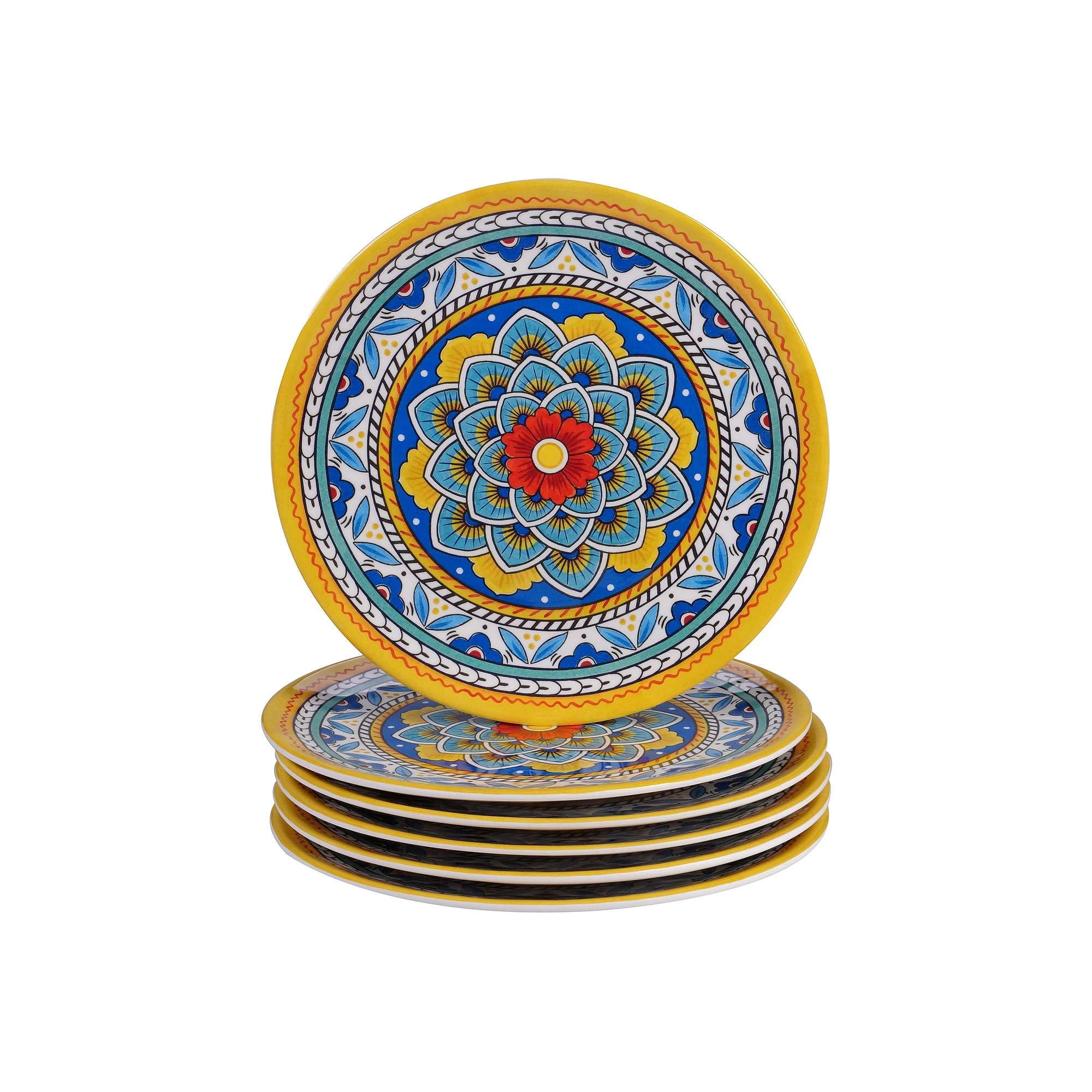 Certified International Portofino 6-pc. Melamine Salad Plate Set