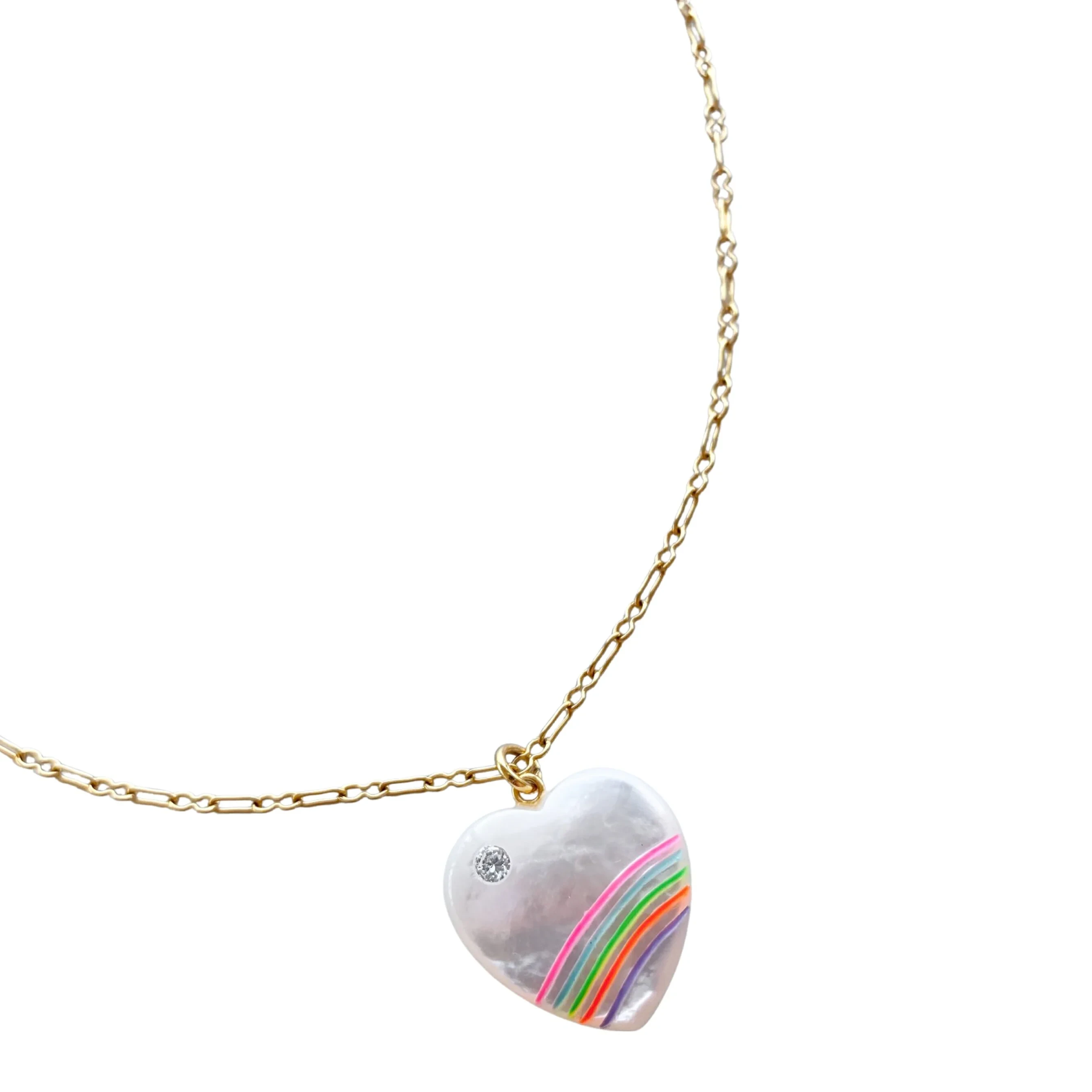 Rainbow Love At First Sight Necklace — N O T T E