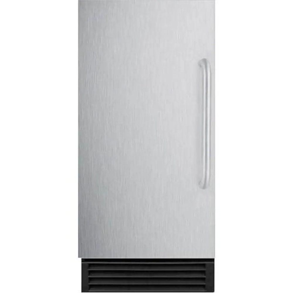 Summit 50 Lb. 15-inch Ada Compliant Commercial Rated Ice Maker - Stainless Steel / Black Cabinet - Bim44gada