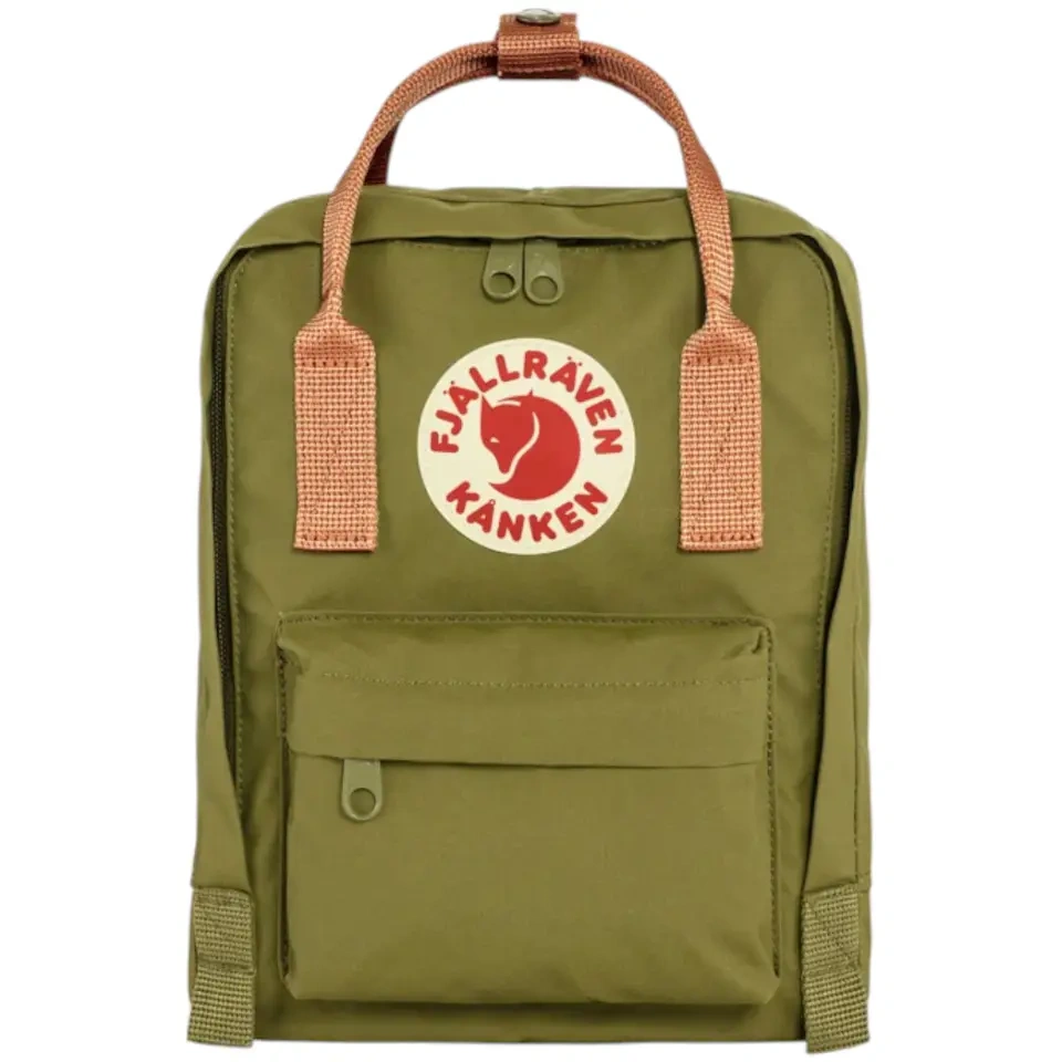 Fjallraven Kanken Mini U Backpack Vert Feuillage/sable De Pêche
