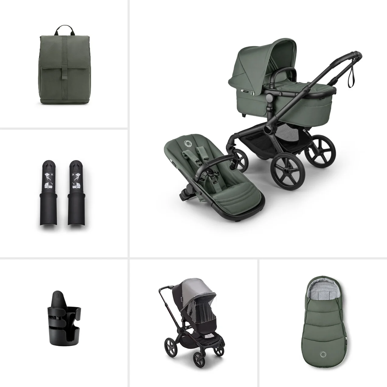Bugaboo Fox 5 Renew Essentiële Kinderwagen Bundel