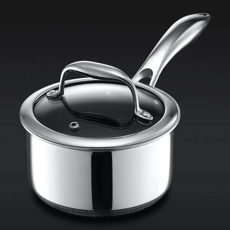 Hybrid Saucepan With Lid, 1-qt