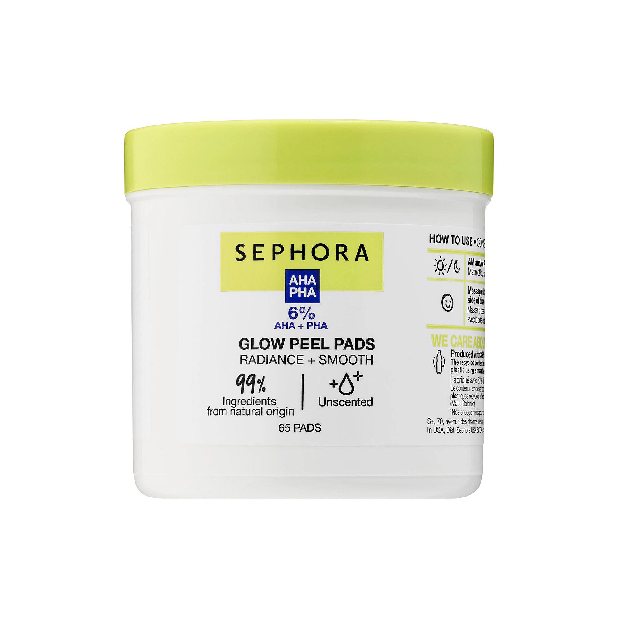 Glow Peel Pads With Aha + Pha