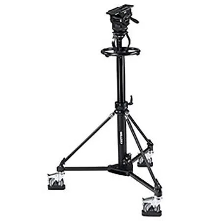 Miller Arrowx 7 Combo Pedestal With Fluid Head And 2x Telescopic Pan Handle With Clamp