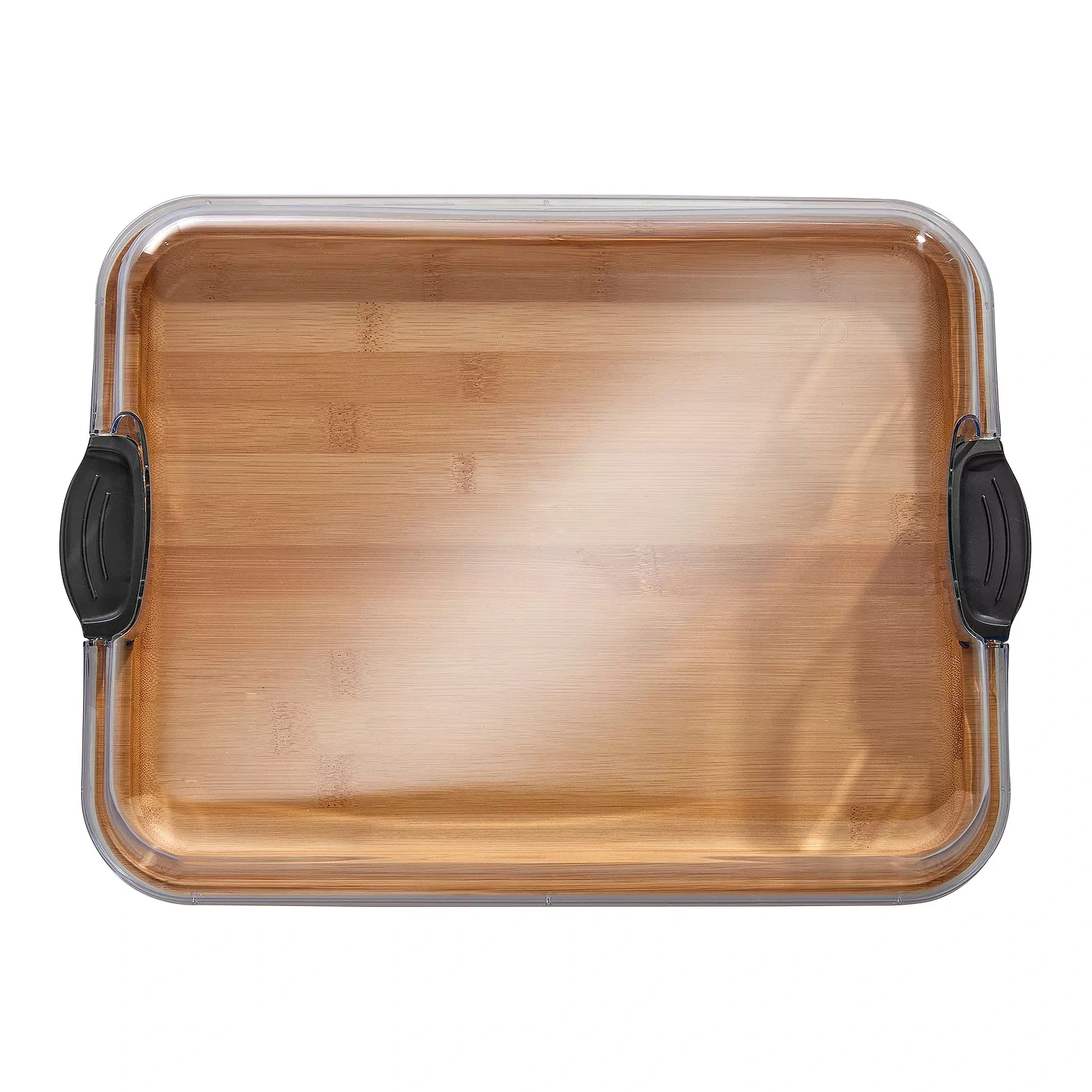 Farberware Build-a-board Bamboo Charcuterie Board With Locking Plastic Lid