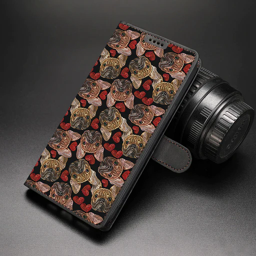 Cute French Bulldog - Wallet Case V2 - Iphone 12