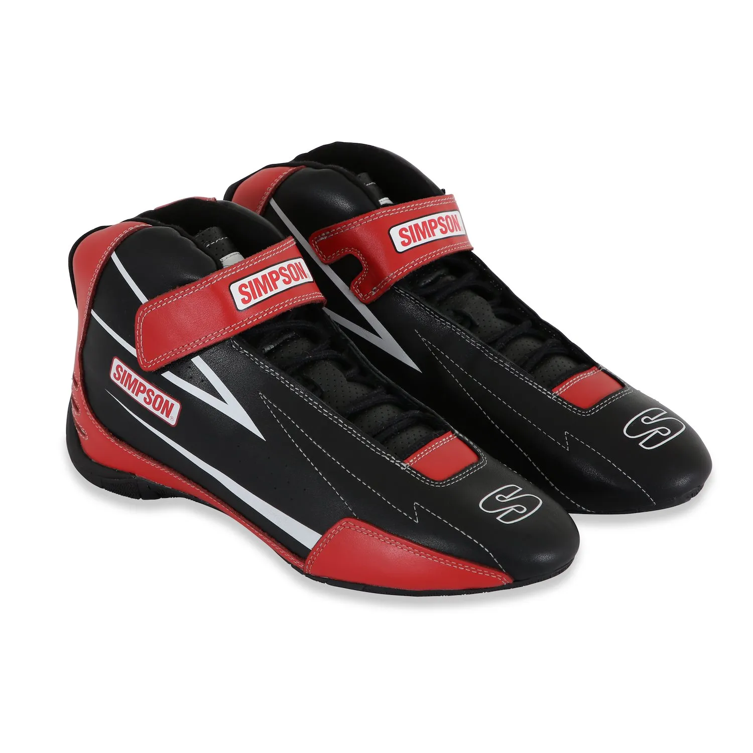 Simpson Racing Supercoil Shoe Black/red - 10
