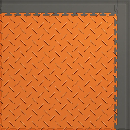 Large Color Diamond Plate Gym & Floor Mat 5x4 (20 Tiles 64.65 Sq. Ft.)