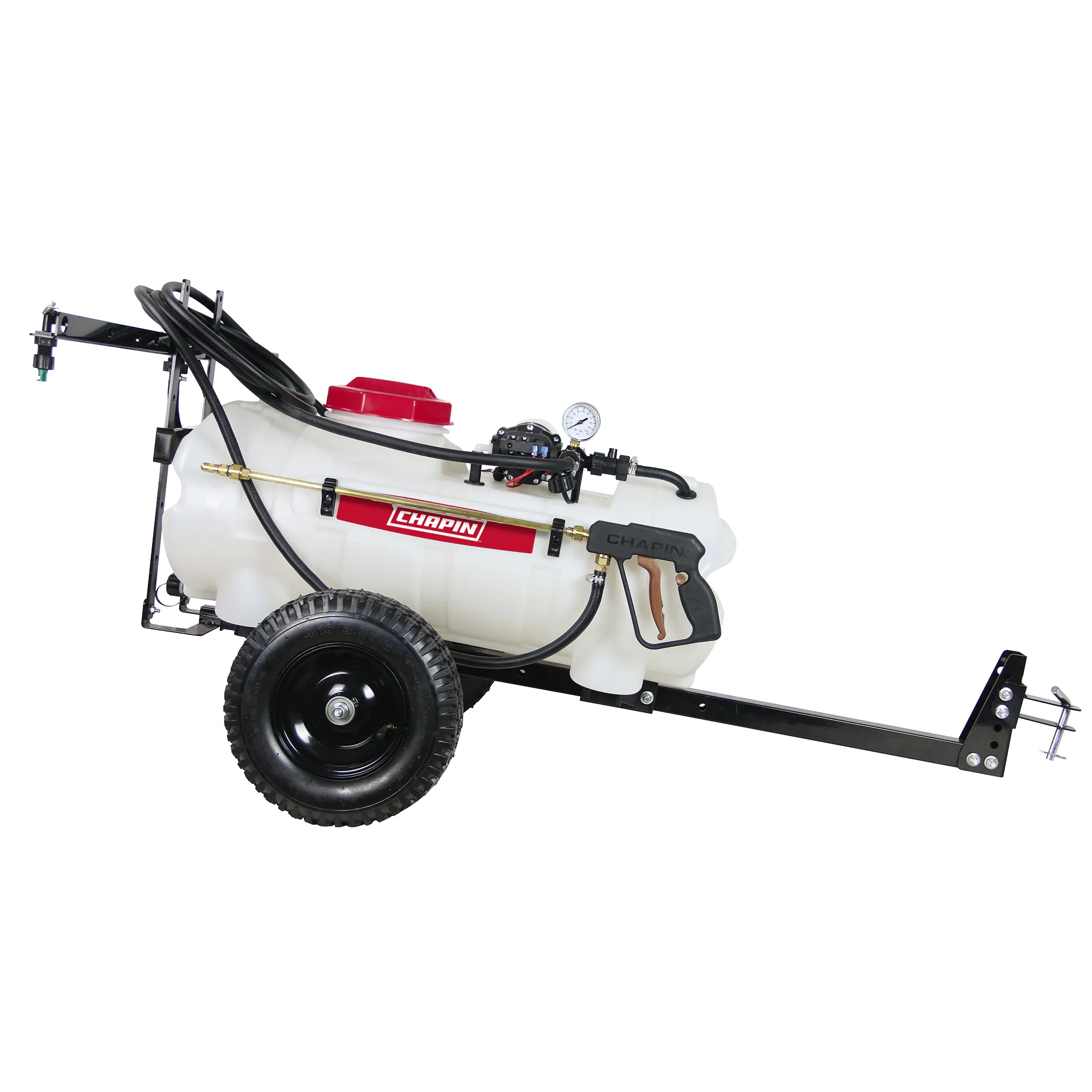Chapin 15‑gallon 12‑volt Battery Operated Plastic Pull‑behind Sprayer Battery Included 97600e