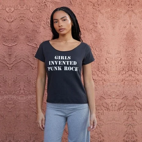 Robyn Girls Invented Punk Rock Off-the-shoulder Top