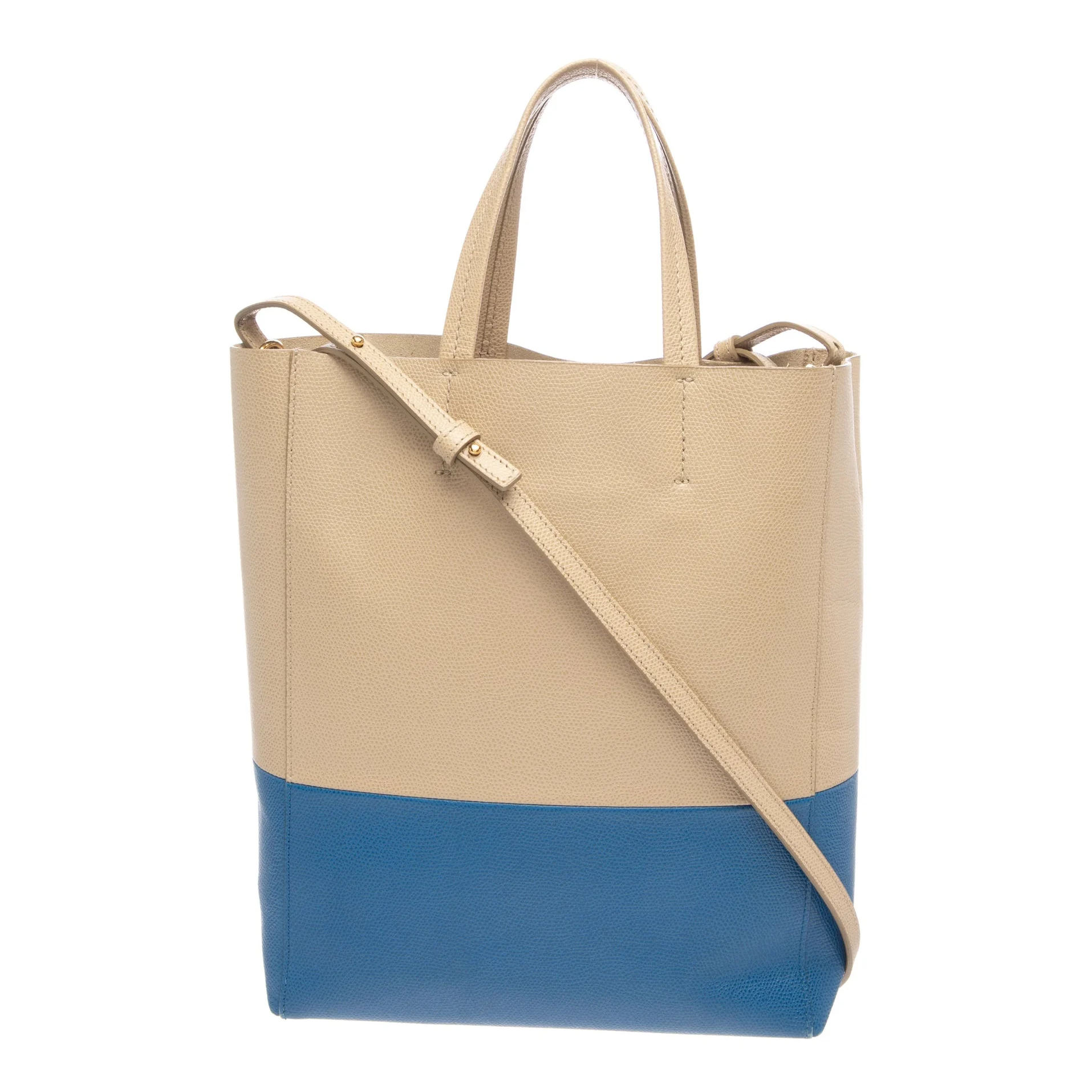 Celine Leather Vertical Cabas Small
