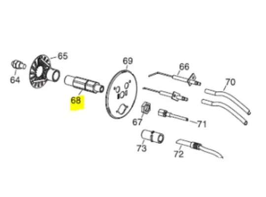 Nozzle Support - Blaze 200, 300