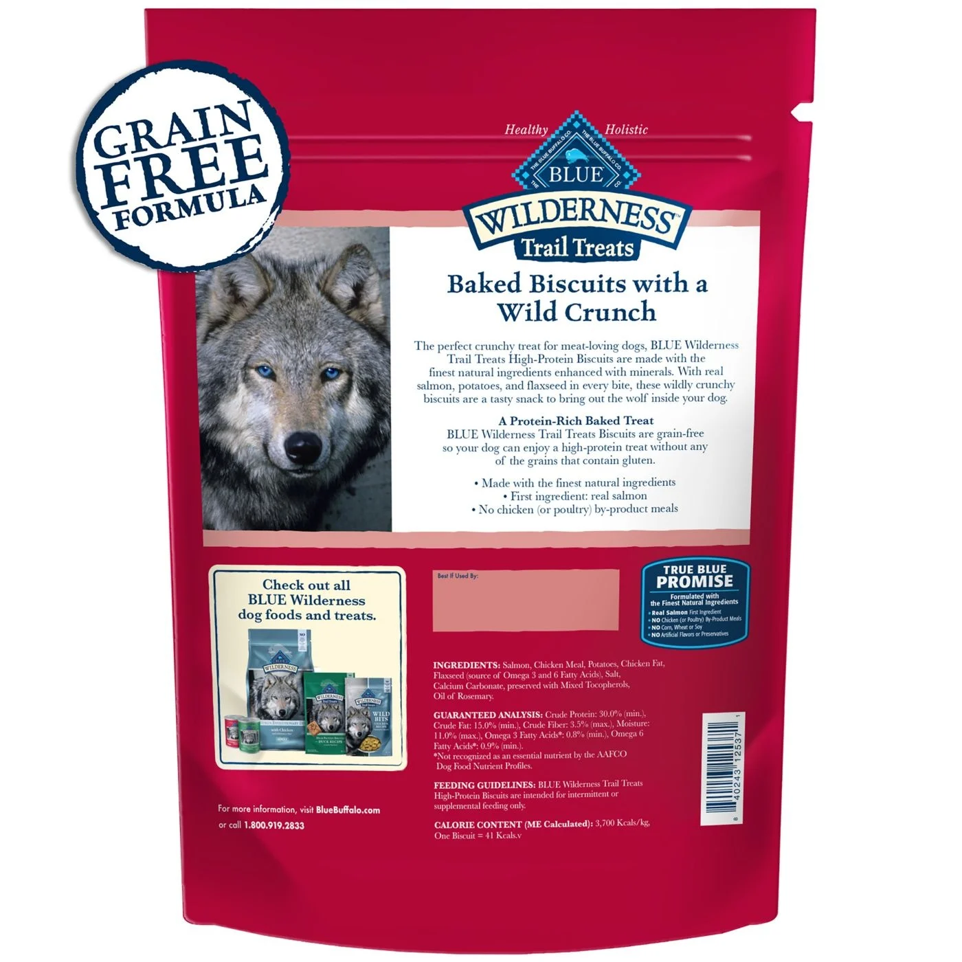 Wilderness Trail Treats All Life Stages High-protein Dog Treats Salmon 24 Oz