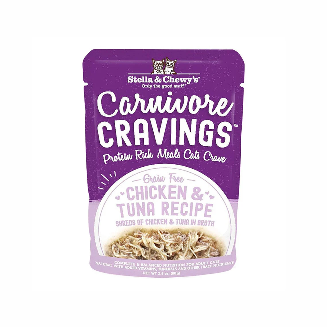 Stella & Chewy's Carnivore Cravings Wet Cat Food Case Of 24 - Chicken & Tuna