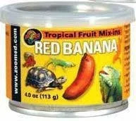 Zoo Med Fruit Mix-ins Red Banana Reptile Wet Food 3.4 Oz