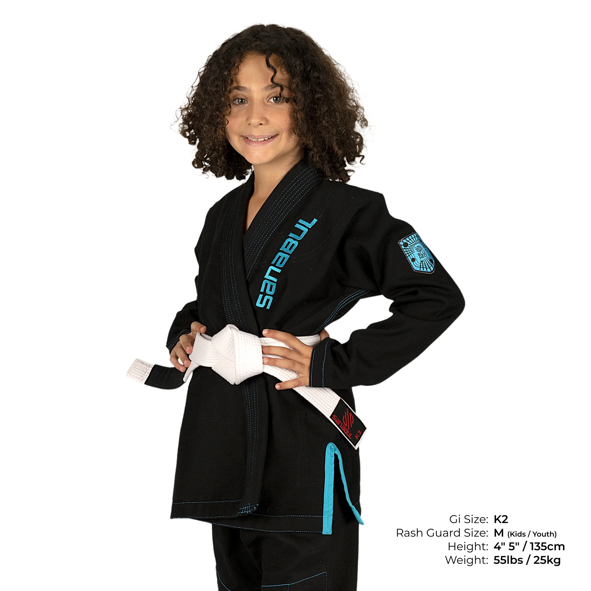 Future Legend Kids Jiu Jitsu Gi - Black/blue