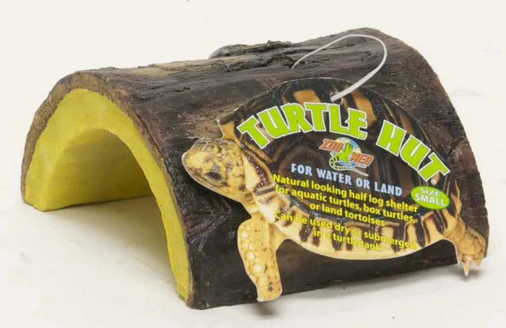 Zoo Med Turtle Hut Brown/yellow Sm