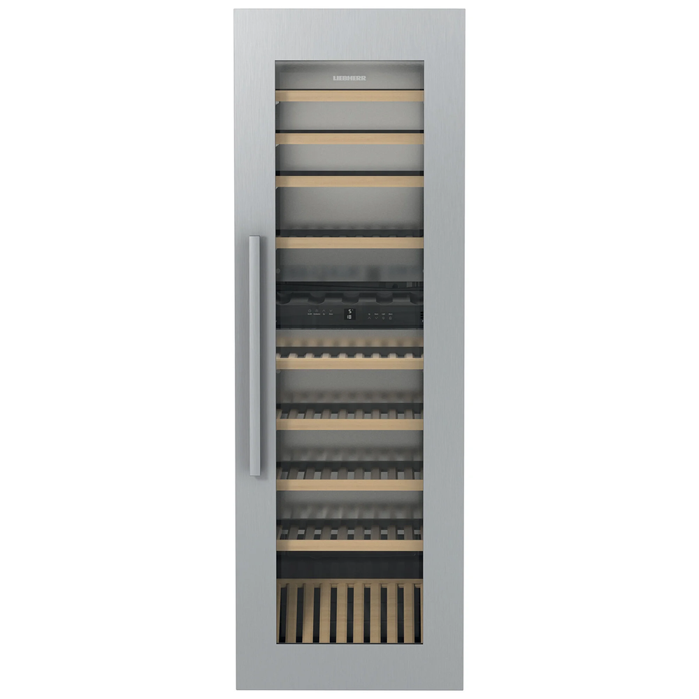 Liebherr 22 In. Built-in Wine Cabinet With Wood Racks, Dual Temperature Zones & 80 Bottle Capacity - Custom Panel Ready