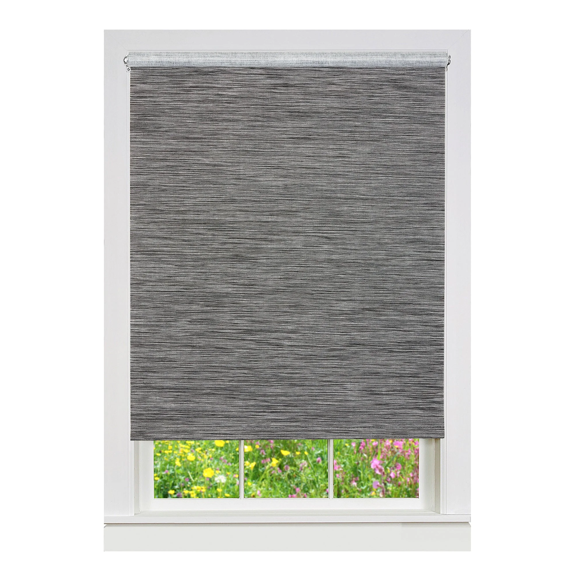 Cords Free Privacy Jute Shade 23x72 Smoke