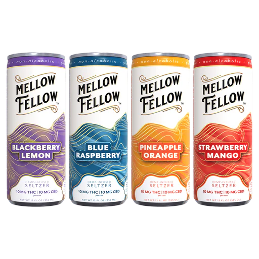 Delta 9 Thc + Cbd Seltzer Beverage 20mg - Variety 12 Pack
