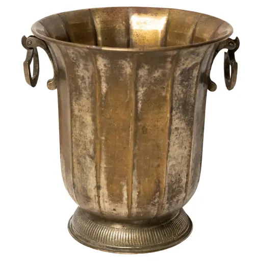 Silver-plated Brass Ice Box, 1940s