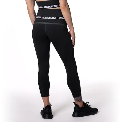 Hayabusa Women’s High Rise 3/4 Leggings - Black