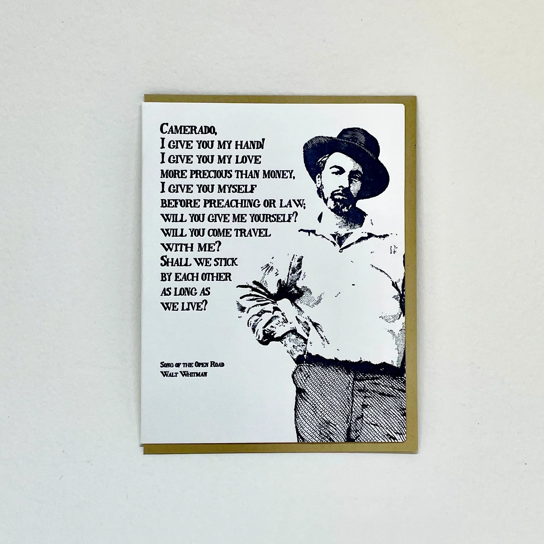 Camerado - Walt Whitman