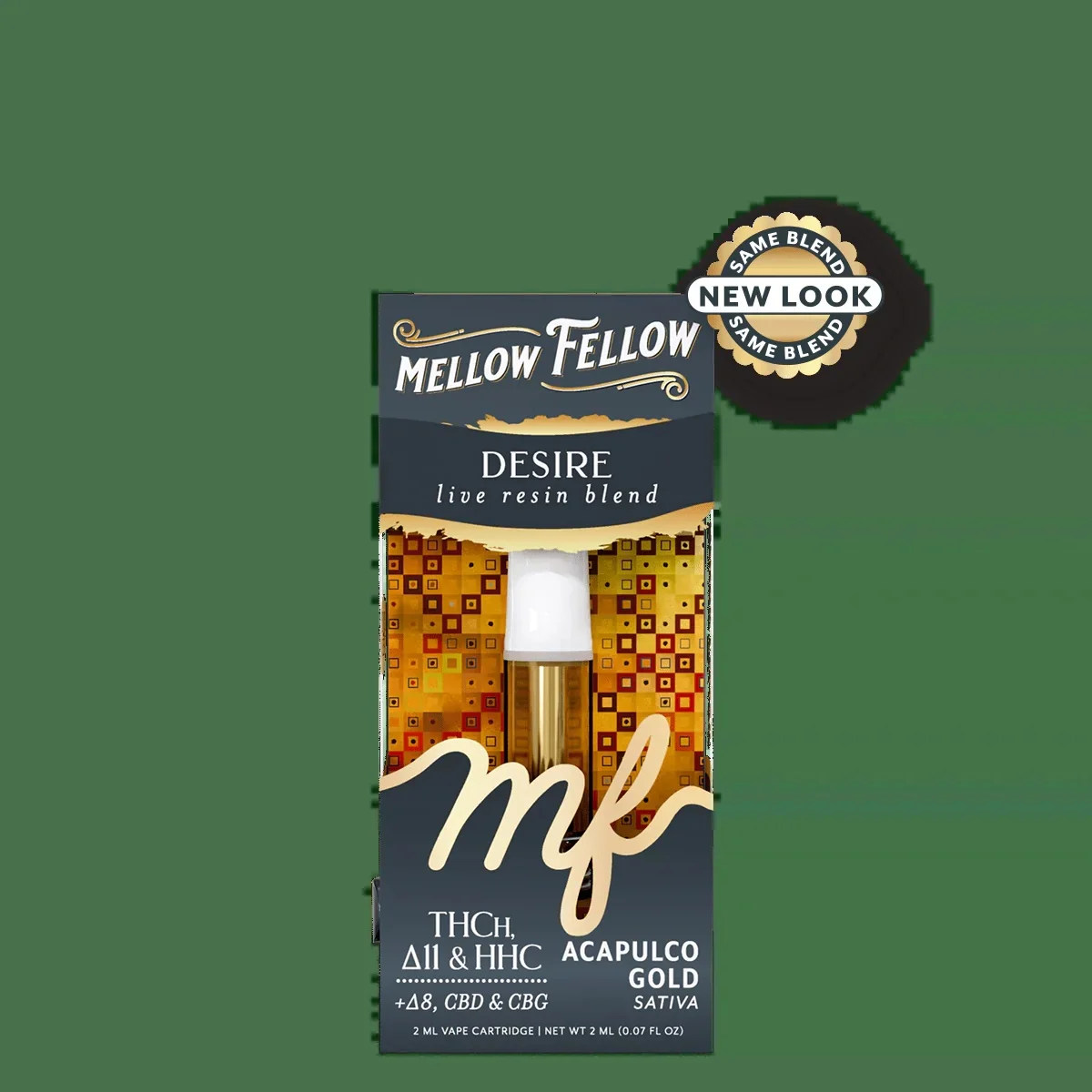 Desire Blend 2ml Live Resin Vape Cartridge - Acapulco Gold (sativa)