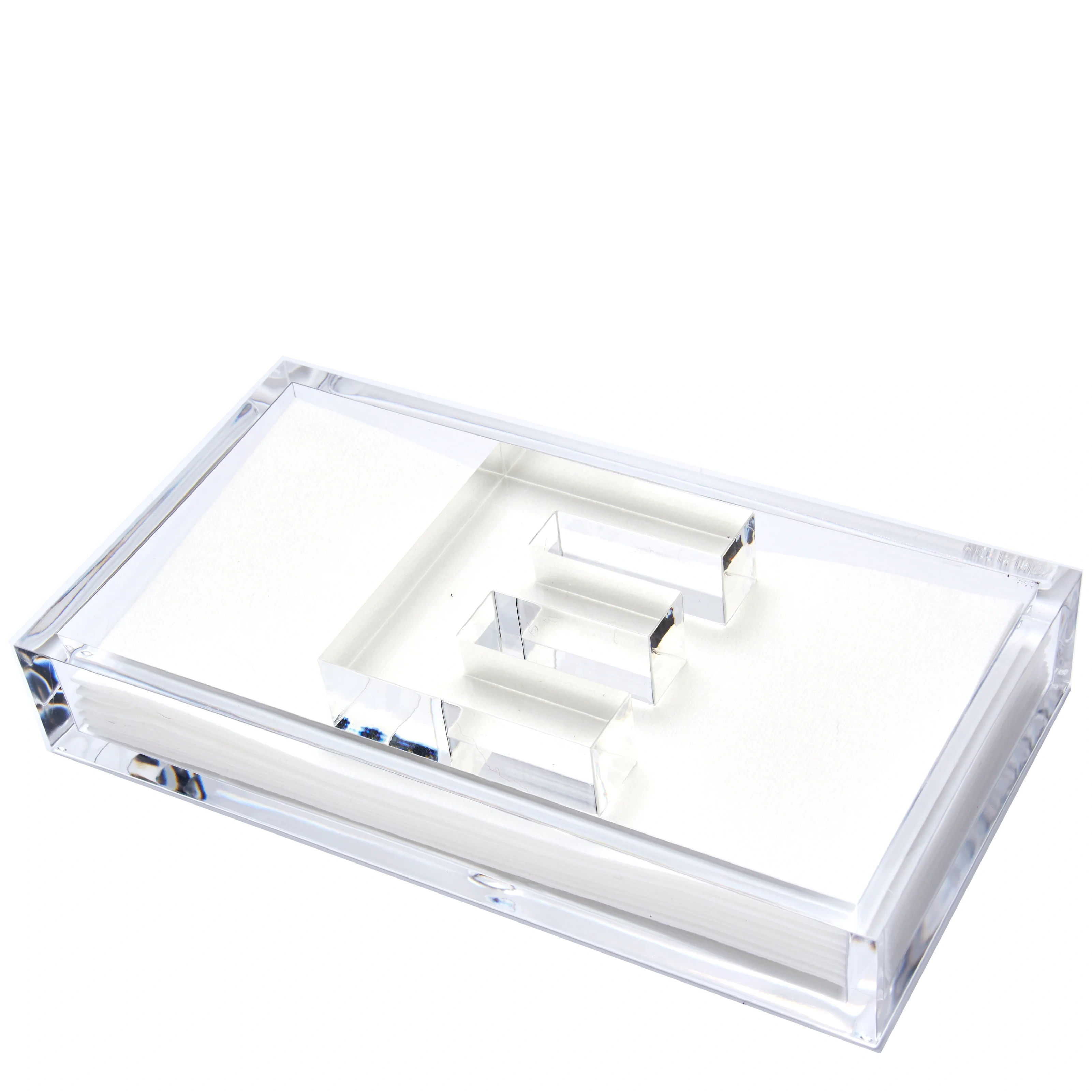 Initial Guest Towel Holder - Guest Napkin Holder - Weight E