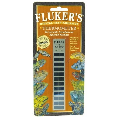 Flukers Digital Self-adhesive Thermometer 1 Pack By Flukers