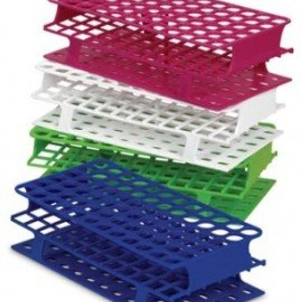 Heathrow Scientific Hs27512c Onerack Test Tube Rack, 16 Mm, Green, 8pk