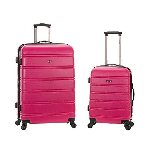 Rockland Luggage 20 Inch And 28 Inch 2 Piece Expandable Spinner Set, Magenta