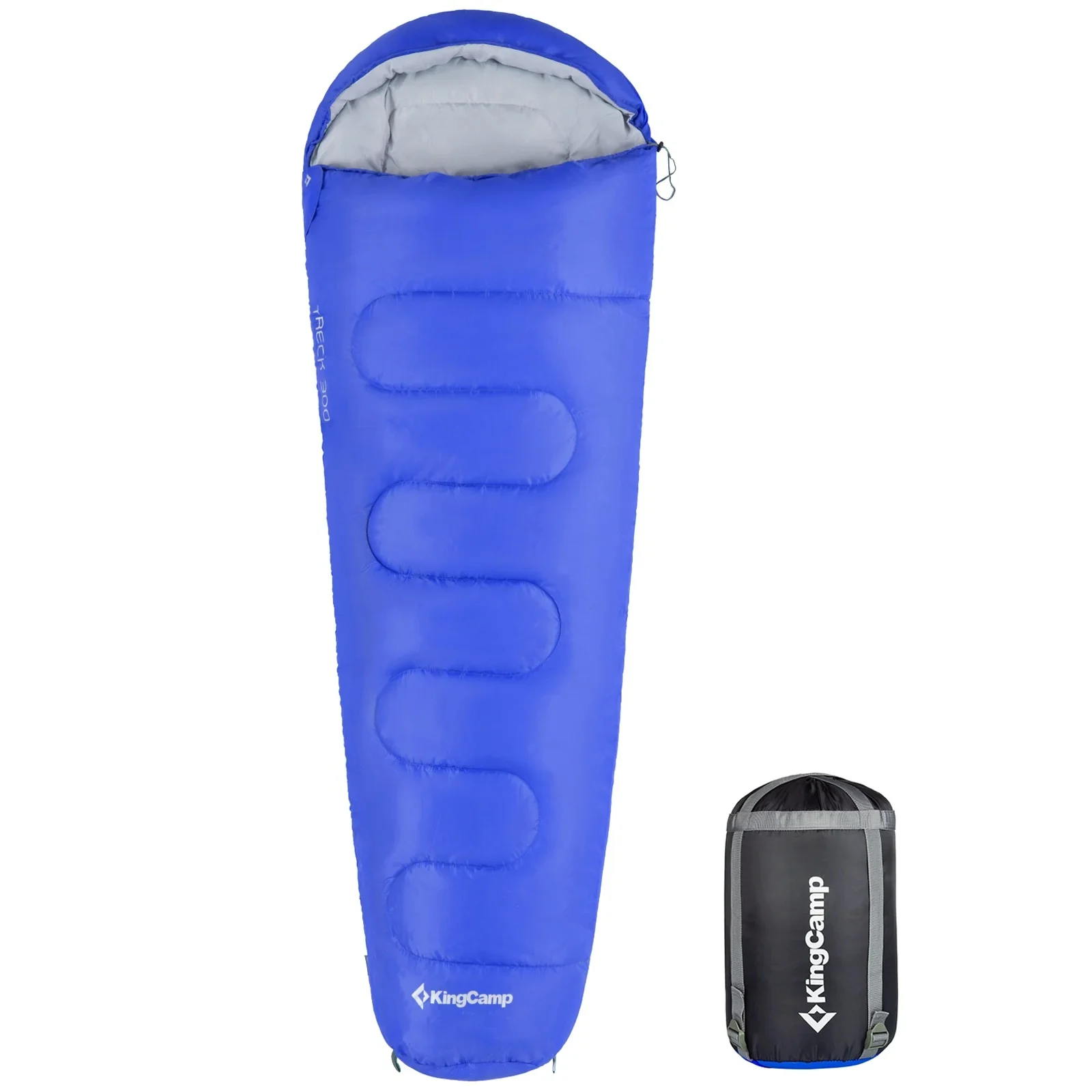 Kingcamp Treck 300 Sleeping Bag-mummy - Blue