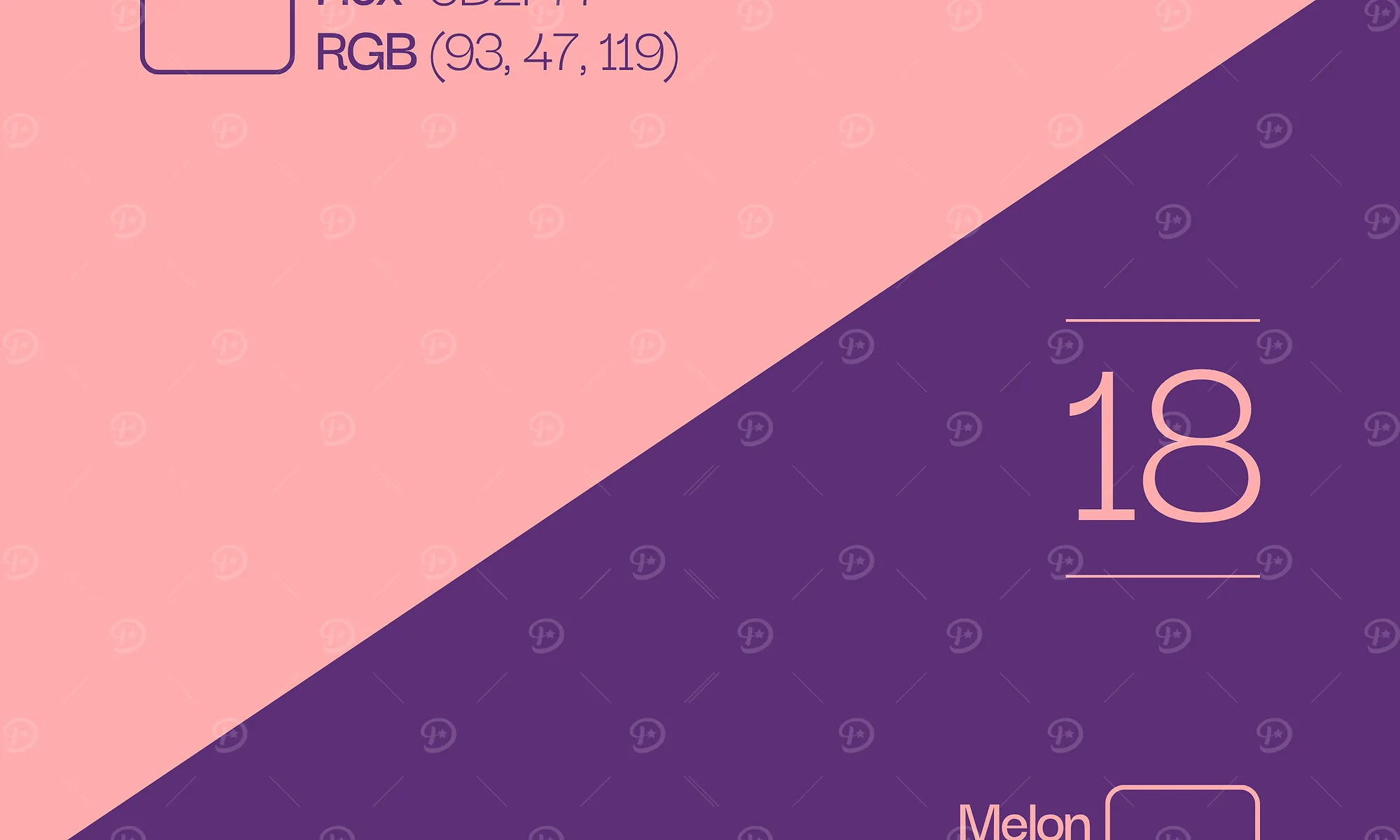 Imperial And Melon Color Palette