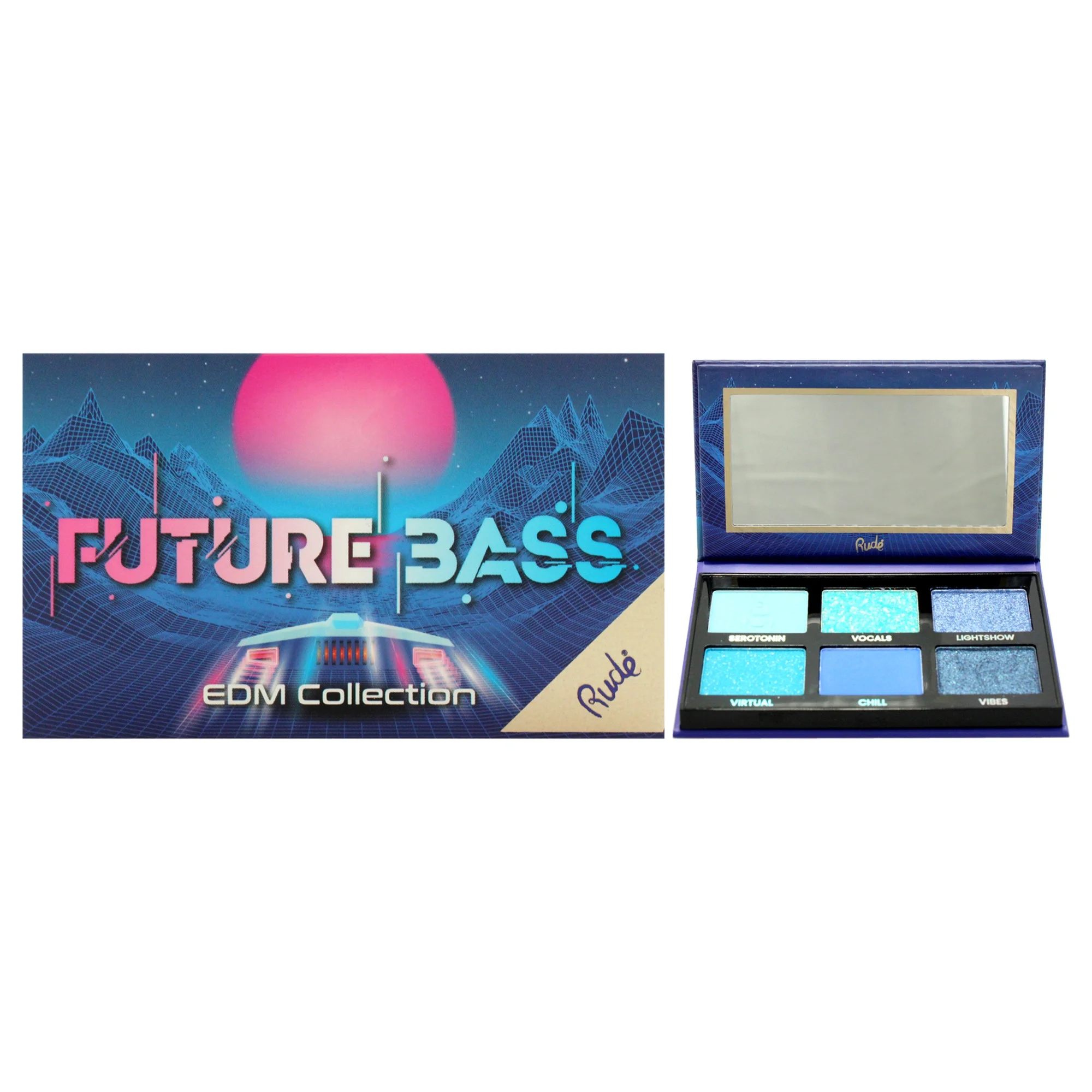 Edm Collection - Future Bass By Rude Cosmetics For Women - 0.21 Oz Eye Shadow