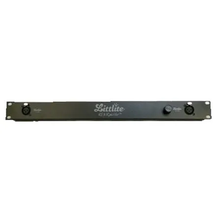 Littlite Rlx Raklite Panel With Two 3-pin Xlr Connections, 1 Ru, Us Power Supply