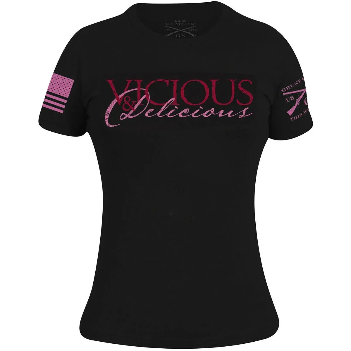 Grunt Style Women's Vicious & Delicious T-shirt - Black