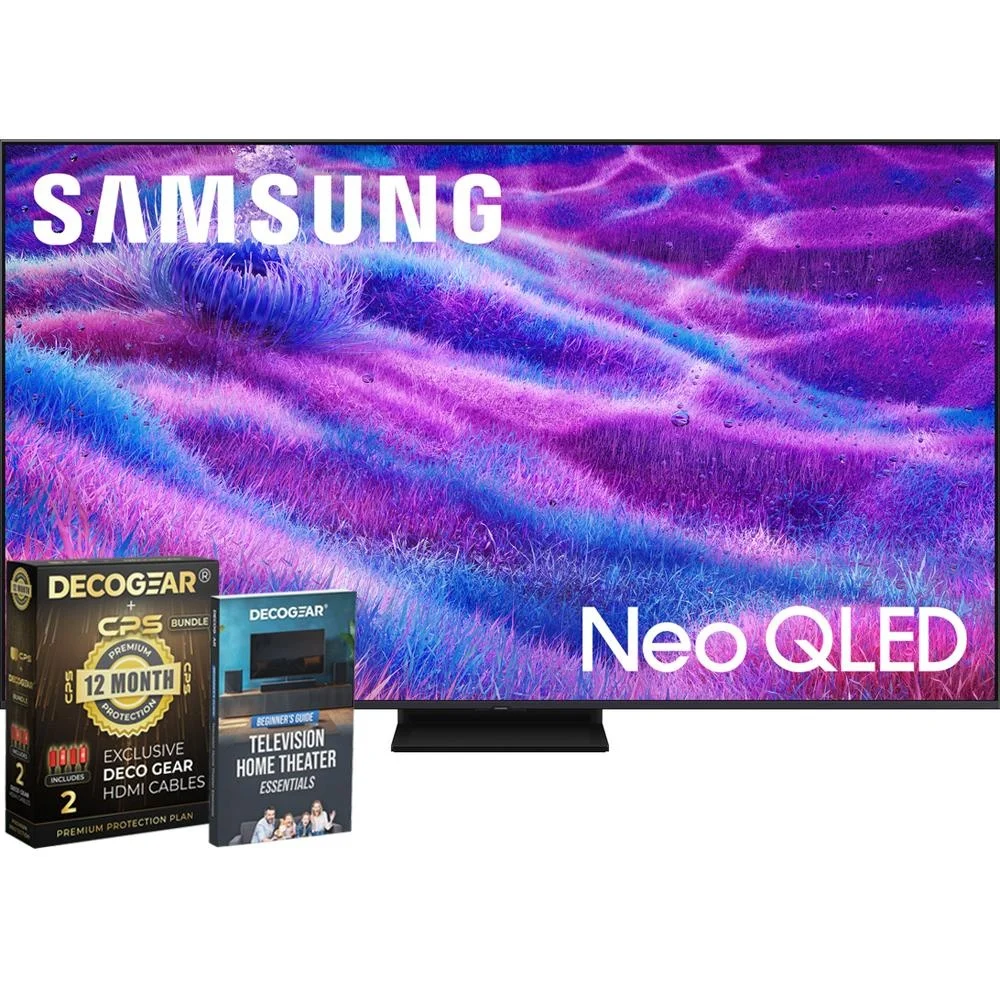Samsung 85" Neo Qled 4k Qn80f Vision Ai Smart Tv (2025) + Extended Protection Plan