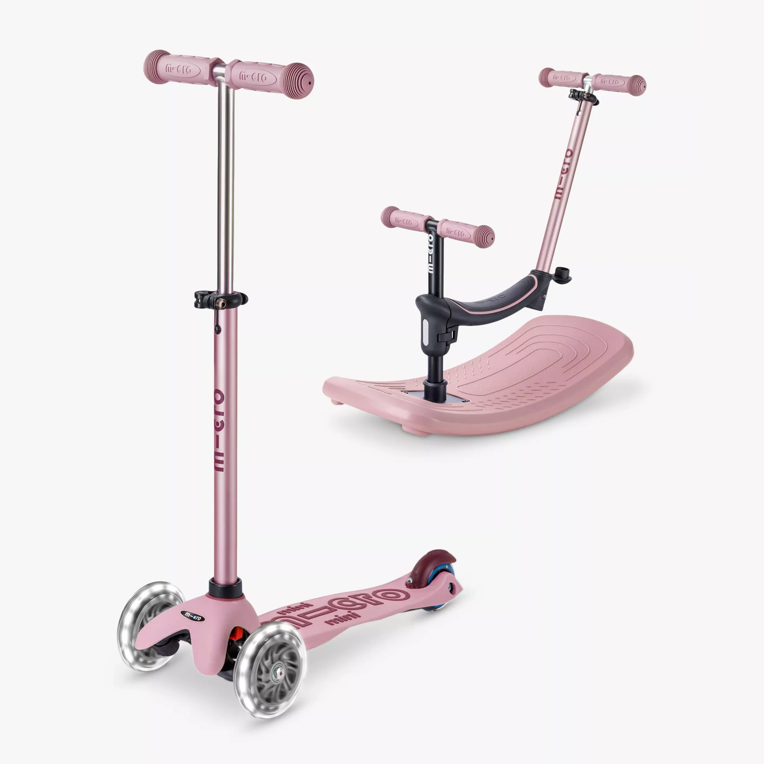 Micro Scooters Rock & Scoot Mini Micro 4‑in‑1 With Indoor Rocker