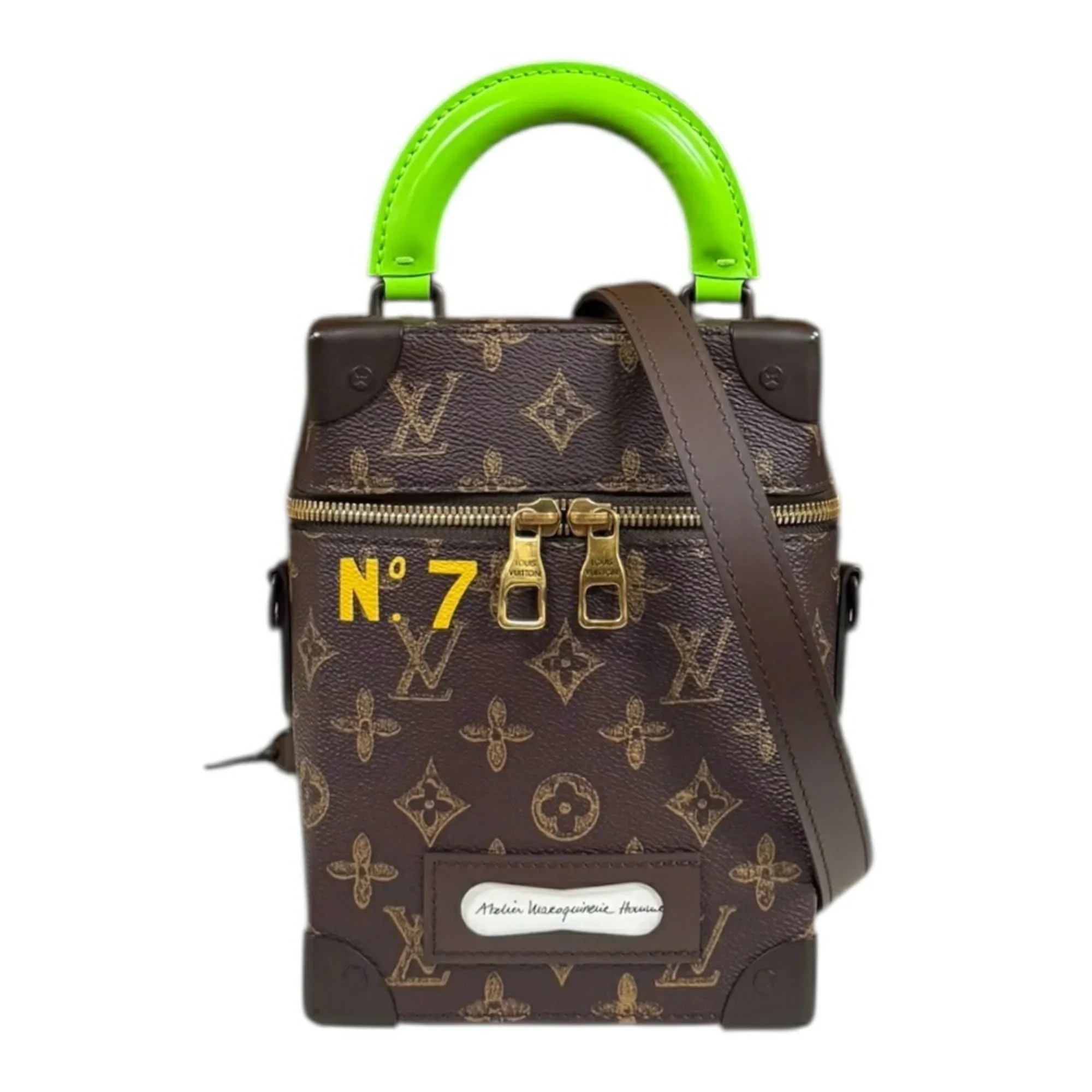 Louis Vuitton Monogram Brown Green Monogram Shoulder Bag (pre-owned)