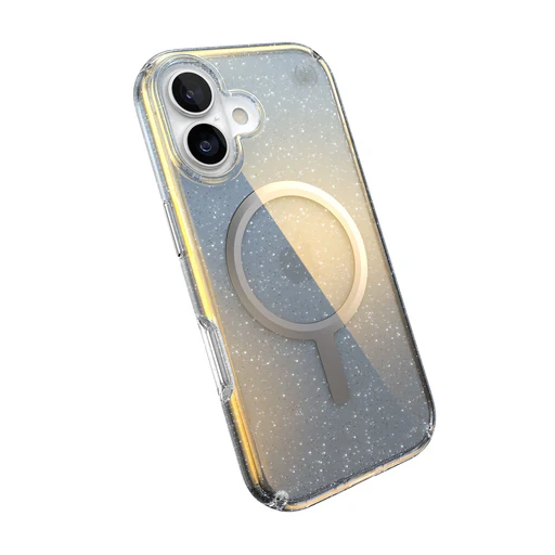 Presidio Lux Glitter Magsafe Apple Iphone 17 Case - Clear/hyper Mirror Glitter