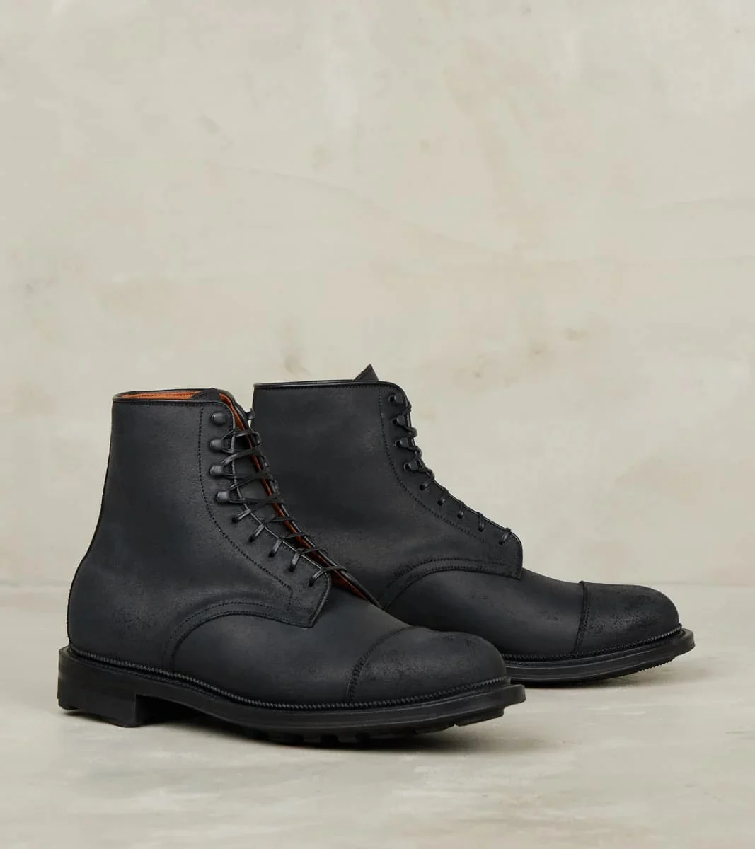 Halkett Boot - 2030 - Ridgeway - Cf Stead Black Waxy Commander