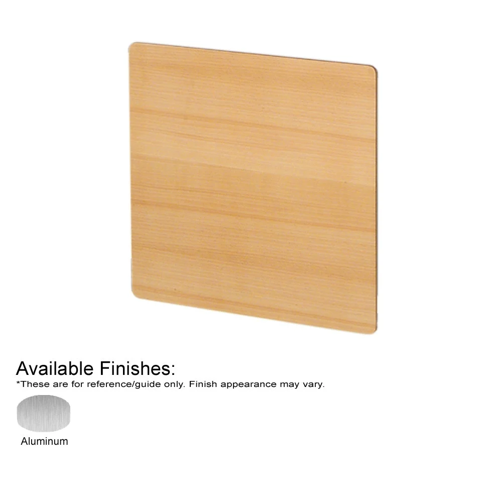 Aeri Square Sliding Door For Dual-shelf Aluminum Structures - Aluminum