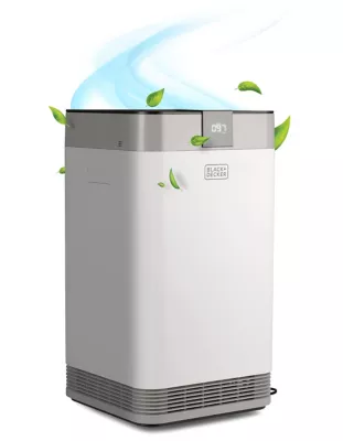 Black & Decker Electrostatic Precipitator Air Purifier With 4-stage Filtration System, 500 Sq. Ft.