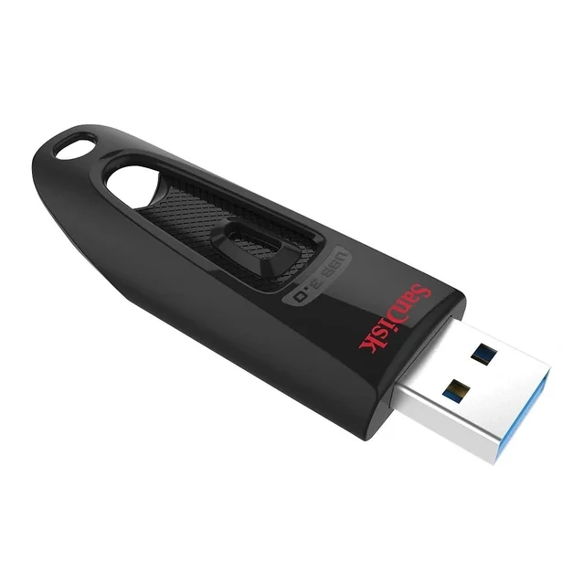 Sandisk Ultra 128gb Usb 3.0 Type-a Flash Drive, Black