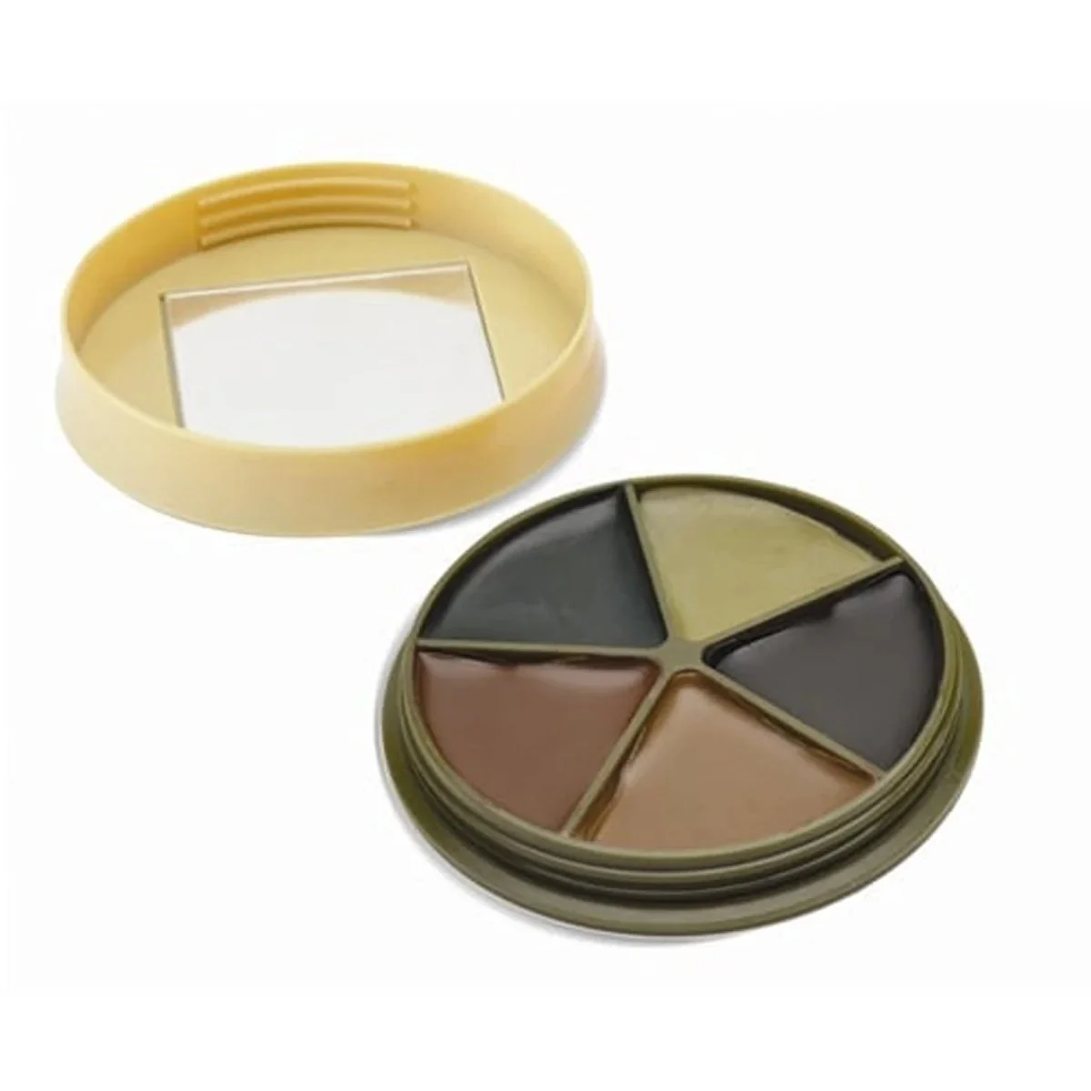 Hme - 5 Color Camo Face Paint Kit With Mirror