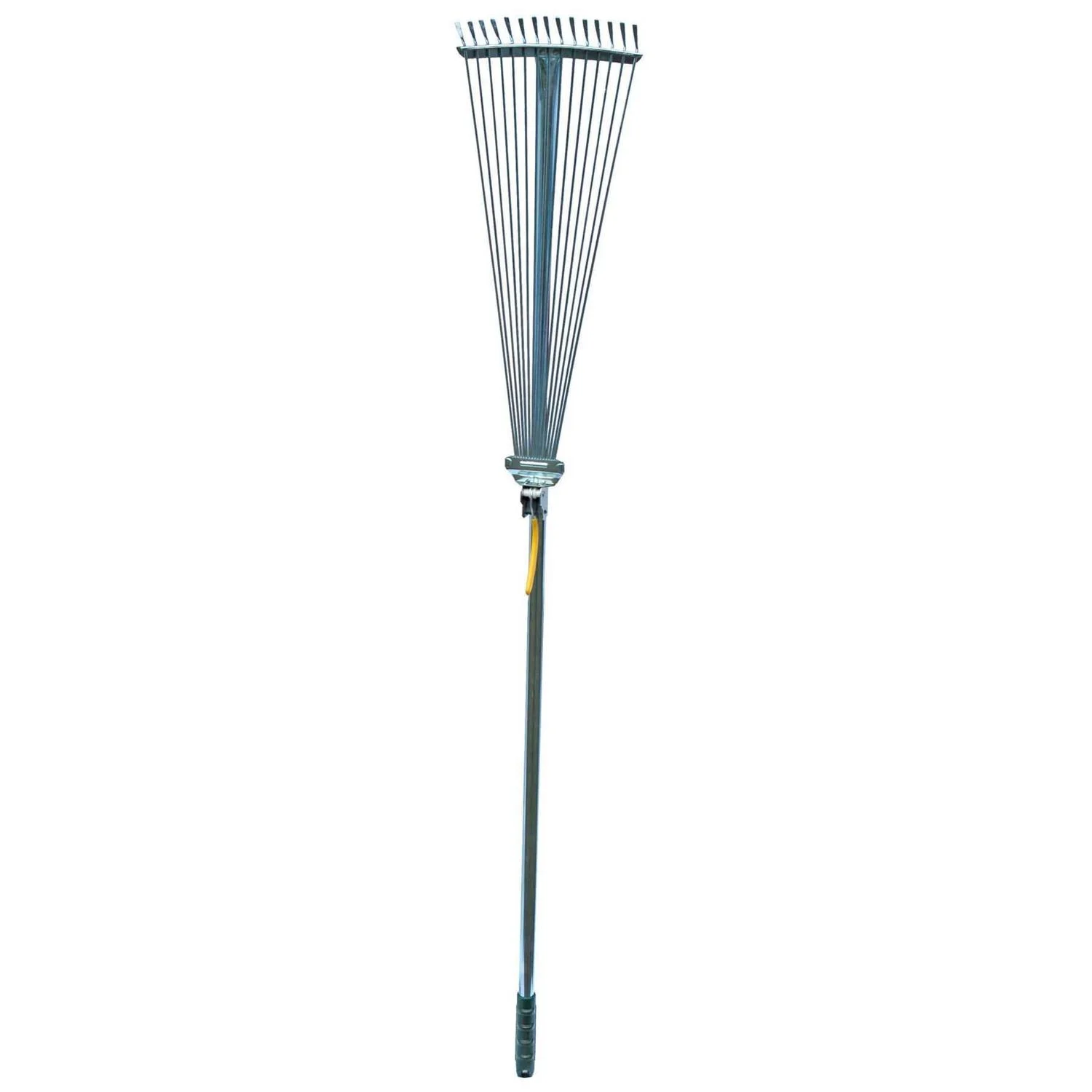 Zenport 63 In. 15 Tine Steel Adjustable Rake Steel Handle