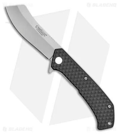Camillus Barber Liner Lock Knife Black Gfn (3" Satin)