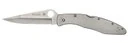Spyderco C07p Police 4.13 In Folding Spear Point Plain Vg-10 Ss Blade Stainless Includes Pocket Clip, Knife