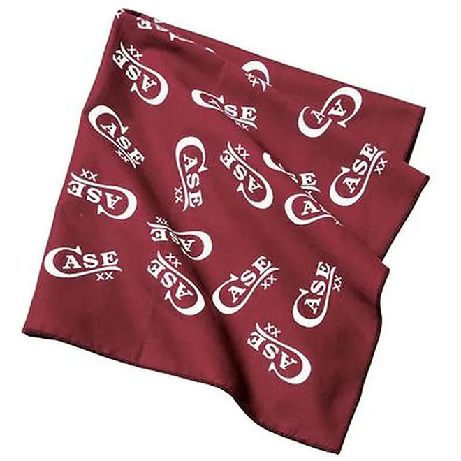 Case Maroon Logo Bandana